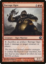 Barrage Ogre Foil Mtg Scars Of Mirrodin