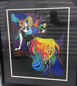 ISAAC MAIMON Paris Nächte Tarkay Kunst | SIGNIERTE SERIGRAFIE | - Bild 1 von 4
