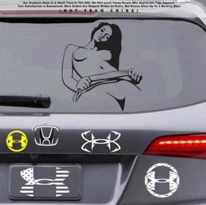 Silhouttes Sexy Girl Outline Nude JDM Porn Star Sticker Decal - Picture 1 of 9