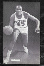 1960's  J.D. McCARTHY BASKETBALL POSTCARD JOHN TRESVANT -  PISTONS
