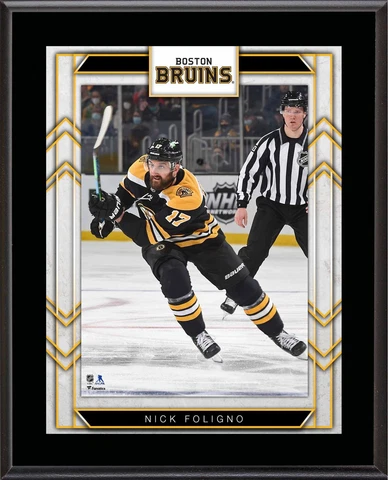 Nick Foligno Boston Bruins 10.5" x 13" Sublimated Player Plaque Cover