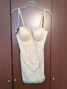 Maidenform Women's All-Over Solutions Body Shaper Beige Adjustable 36D NWT - Picture 1 of 7