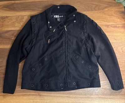 Женский размер маленький Jamie Sadock черный гольф съемные рукава Moto мотоциклиста куртка - Изображение 1 из 4