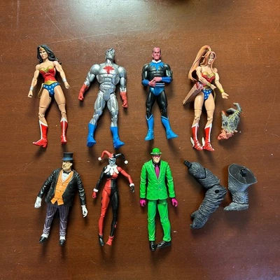 DC Universe Classics DC Multiverse Lote de 7 Plus BAF Grodd Metamorpho Peças - Imagem 1 de 4