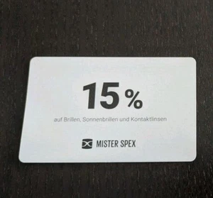 Mister Spex 15 % Rabatt Gutschein gültig bis 31.12.2025 - Bild 1 von 2