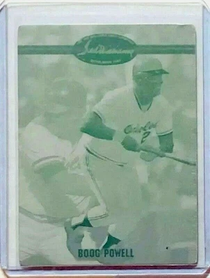 1/1 BOOG POWELL 1993 TED WILLIAMS TARJETAS PLACA DE IMPRESIÓN BALTIMORE ORIOLES Foto 1 de 4