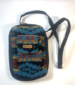 Pendleton kleine Wolle Umhängetasche Geldbörse Aztekenmuster 5"x8" mehrfarbig - Bild 1 von 7