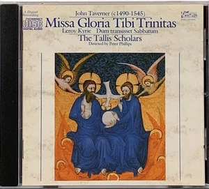 The Tallis Scholars - John Taverner: Missa Gloria Tibi Trinitas CD 1984 *Mint* - Picture 1 of 3