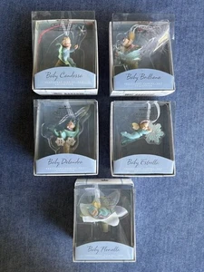 Hallmark Andenken Frostlight Feen 5er Set 2002 Vintage Handarbeit beleuchtet - Bild 1 von 13