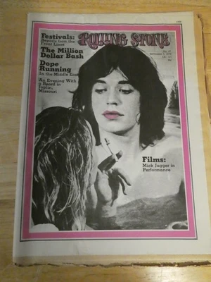 Rolling Stone magazine no 65 Sept  -70 Mick JAGGER Janis JOPLIN Rod STEWART - Image 1 of 4
