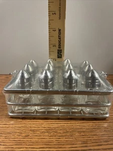 12er Set kleine Mini Salz und Pfefferstreuer aus Glas mit Metall Aufbewahrungskorb Neu - Bild 1 von 7