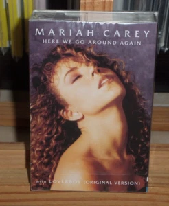 MARIAH CAREY HERE WE GO AROUND AGAIN JAPAN CASSETTE SINGLE LOVERBOY GLITTER - Picture 1 of 4