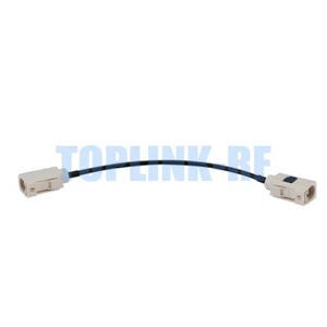 Fakra B Female to Female Jack Antenna Extension Pigtail RG174 Cable for FM Radio - Zdjęcie 1 z 4