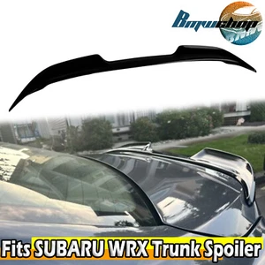 22-25 Fits SUBARU WRX STI 5th VB 4D Saloon V Type Rear Trunk Spoiler Paint Black - Picture 1 of 8