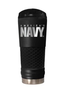 Navy 24oz Stealth Stainless Steel Tumbler Travel Mug Insulated - Picture 1 of 1