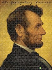 Jigsaw Puzzle American History Portrait Abraham Lincoln 1000 pieces NEW