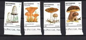 Botswana 1982 set mushrooms/Pilze stamps (Michel 317/20) MNH