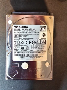 Toshiba Hard Drive MQ01ABD100V, 1000GB/1TB Storage, SATA 3.0 Gb/s Hard Drive - Picture 1 of 3