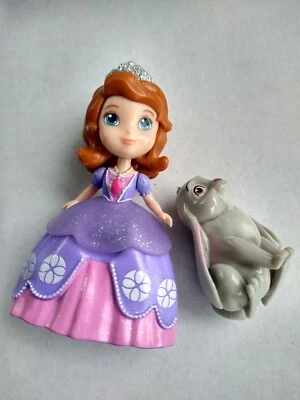 Sofia The First Figure purple crown Just Play clover bunny Disney Cake Topper  - Image 1 of 4