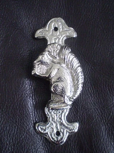 Chrome Effect Squirrel Door Knocker - Picture 1 of 2