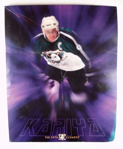 Paul Kariya The Fifth Element Anaheim Mighty Ducks Poster 20" x 16" CB-PK97 Cover