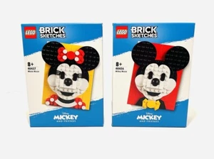 LEGO® Brick Sketches Mickey y Minnie Mouse 40456 + 40457 (Disney) - Imagen 1 de 8