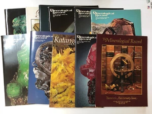 Lot 11 Issues Mineralogical Record Magazine 1989, 1990, 1993, 1994, 2004 - Picture 1 of 6