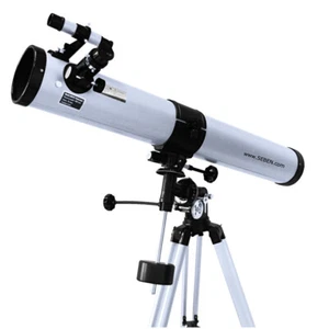 Seben 76/900 EQ2 Reflektor Teleskop Spiegelteleskop Fernrohr Astronomie - Afbeelding 1 van 6