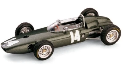MODELLINO AUTO F1 STATICO BRUMM BRM P57 G.HILL 1962 #14 WINNER ITALY GP 1/43 - Immagine 1 di 4
