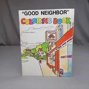 State Farm Insurance Good Neighbor Vintage Coloring Book Auto Life Fire Jake - Foto 1 di 11