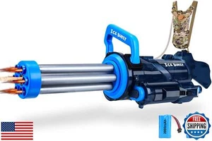 Most Powerful Gatling Submachine Electric Water Gun with 3000ml Backpack Tank - Picture 1 of 5