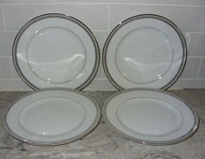 Gorham Lady Anne Signature Platinum Salad Plates Set of 4 Excellent Condition - Picture 1 of 8