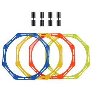 4 Pcs Agile Circle Training Football Speed Agility Equipment Rings for - Picture 1 of 12