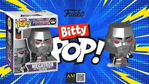 MINIFIGURA FUNKO BITTY POP - TRANSFORMERS - RETRO TOYS MEGATRON - Imagen 1 de 3
