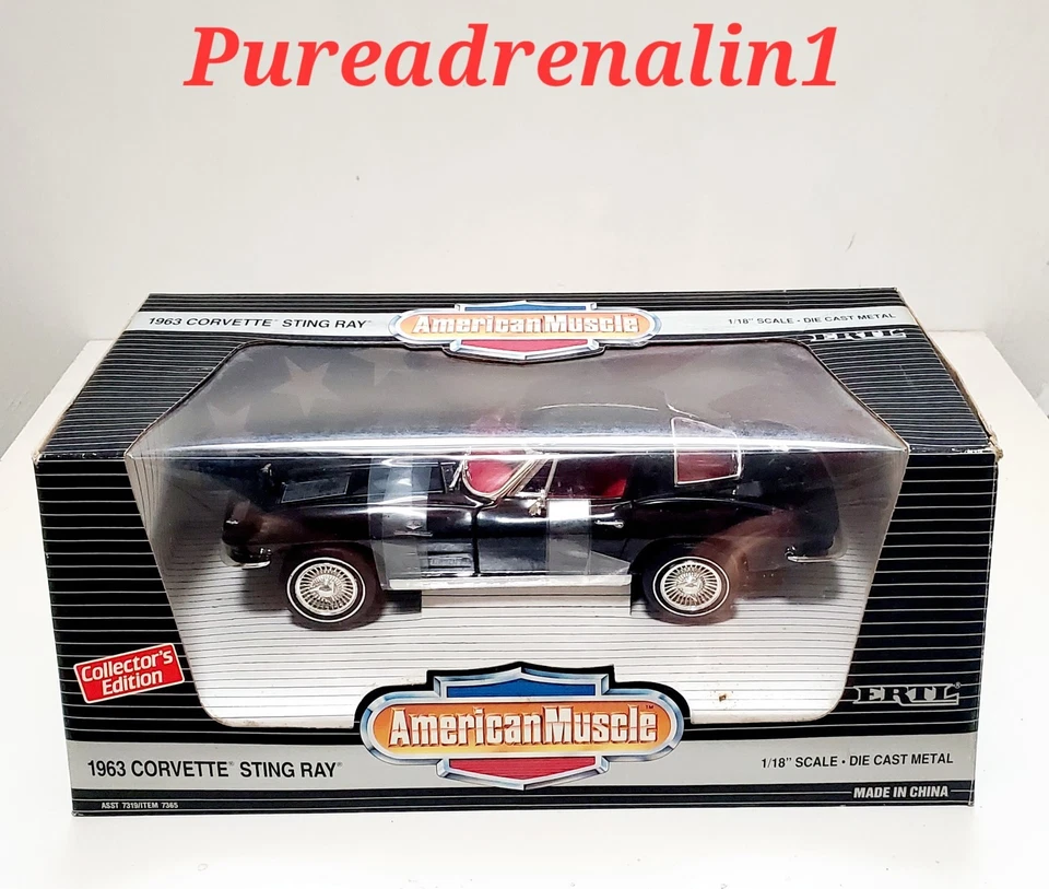 Ertl American Muscle 1963 Chevrolet Corvette Sting Ray 50th Anniversary Edition