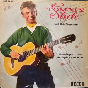 Tommy Steele British Rock n Roll 4 track EP..Two Eyes... Time To Kill +2Decca - Picture 1 of 4