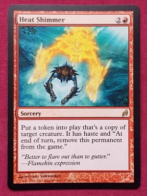 Magic The Gathering LORWYN HEAT SHIMMER red card MTG - Image 1 of 2