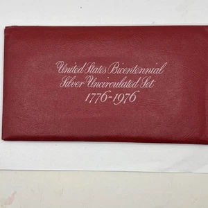 🔥1776-1976 US Mint Bicentennial Silver Uncirculated Set ORIG RED ENVELOPE 🔥 - Picture 1 of 3