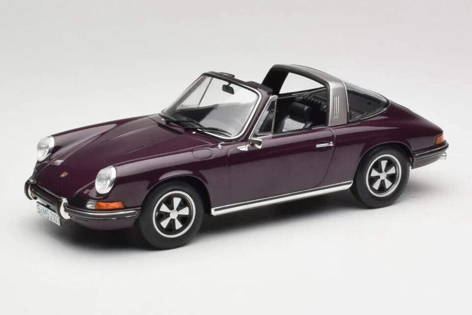 Norev 1971 Porsche 911 T Targa (съемный верх) фиолетовый 1:18 187644 - Изображение 1 из 1