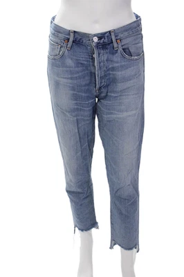 Pantalones de mezclilla Citizens of Humanity para mujer mezcla de algodón con botones azul talla 26 Foto 1 de 4