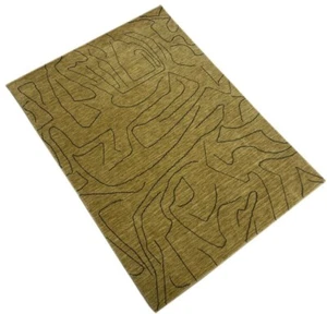 Tappeto Gabbeh Oro Beige 100% Lana 142x195 CM Tessuto a Mano Lori WR65 - Foto 1 di 8