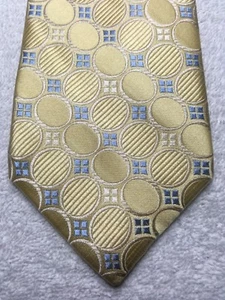 MICHAEL KORS CORBATA HOMBRE AMARILLO CON AZUL 3,5 X 61 - Imagen 1 de 4