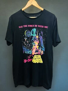 Star Wars Old Navy T-Shirt Size L May the Force Be With You Darth Vader - Picture 1 of 4