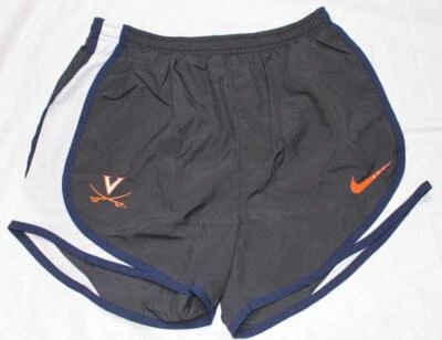 NIKE Womens 3" Virginia UVA Cavaliers Running Shorts Black/White Sz XS Defect - Image 1 of 4