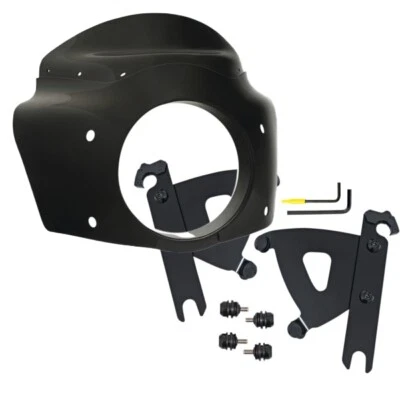 Carenado Memphis Shades Road Warrior con kit de montaje negro Harley Softail 00-17 Foto 1 de 3