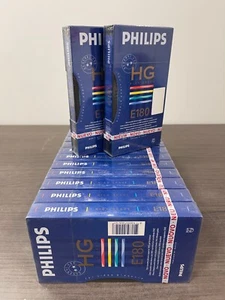 16x Philips VHS Videobänder E-180 High Grade - Neu und Versiegelt - Afbeelding 1 van 4