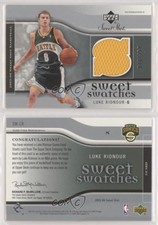 2005-06 Upper Deck Sweet Shot Sweet Swatches /250 Luke Ridnour #SW-LR