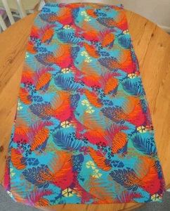 Damen Rock Longline vorne offen Gr. 18 🏖️ Tropical ☀️ Sommer 🏝️ Strandfertig - Bild 1 von 8