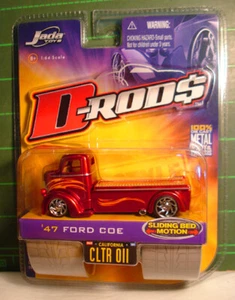 Jada Toys D-Rods '47 Ford COE Auto Pritsche Hauler in Spiegelrot - KOSTENLOSER VERSAND! - Bild 1 von 1