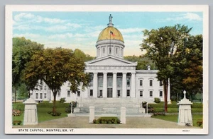 AK State Capitol Building Montpelier Vermont 1923 unbespielt - Bild 1 von 2